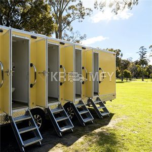Baño Móvil de Lujo para Cabina, Remolque Sanitario Portátil de 8 Cabinas, Ecológico y Duradero para Camping, Caravana, Apartamento u Oficina - Product Image 4