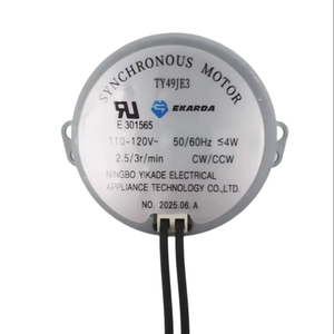 高効率<span class=keywords><strong>60Hz</strong></span> <span class=keywords><strong>AC</strong></span>同期食器洗い機モーター<span class=keywords><strong>12V</strong></span> 4W永久磁石トルク同封家電モーター - Product Image 4
