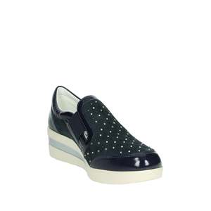 Cinzia Soft Donna Slip On IV112730K Blu <b>Canvas</b> Trendy Shoes Size 38 39 40 41 - Product Image 4