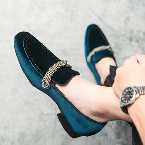 Zapatos Oxford de Cuero de Grano Completo Hechos a Mano para Hombre, Clásicos, Formales, de Negocios, Sin Cordones, Impermeables, con Soporte de Arco, Cómodos, para Oficina - Product Image 2