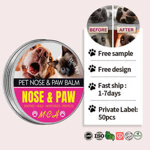 Productos para Mascotas, Marca Privada, Cera Protectora Natural para Patas, Bálsamo Calmante para Patas y Nariz, Bálsamo Personalizado para Patas de Perros y Gatos - Product Image 2