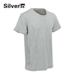 Logo personnalisé protection Emf Blindage Bloquant Hommes t-shirt Avec Fibre Argent Pur - Product Image 5