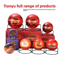 Extincteur à poudre sèche ABC fiable, 0,5 kg, 1,3 kg, 4 kg, automatique, pour la cuisine, le garage, l'hôtel, la sécurité des véhicules