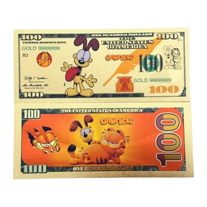 Billetes de Anime Garfield de 2026, Modelo New America 2, Bañados en Oro de 24K para Colección - Product Image 2
