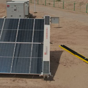 Robot de nettoyage de panneaux solaires Machine de nettoyage solaire Pv entièrement automatique Double Board Lavage à sec et à - Product Image 5