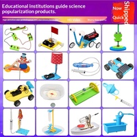 Kit de Matériel DIY pour Éolienne à Manivelle, Générateur d'Énergie, Expérience Scientifique et Technologique, Petite Science
