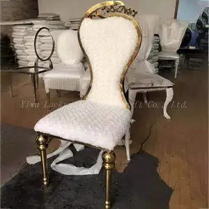 Luckygoods 도매 이탈리아어 디자인 banqueting 의자 스테인레스 스틸 의자 fo 웨딩 CY210511-11