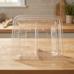 Contenedor Rectangular Transparente de Plástico para Panadería, Caja Desechable de PET para Envasado de Alimentos - Product Image 2