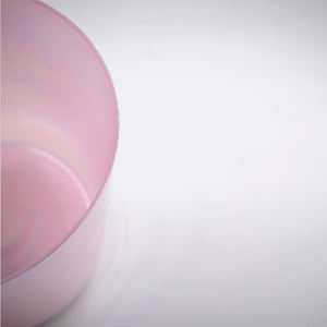 Q קערת קריסטל ורודה קערת קערת קריסטל ורוד טובה כלי נגינה של מוצרי קוורץ - Product Image 3