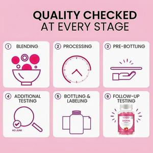 علامة تجارية خاصة بنكهة تبييض البشرة نمو الشعر البيوتين الكولاجين مكمل الكيراتين الدببة اللهائية فيتامين للشعر والبشرة والأظافر - Product Image 2