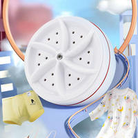 New Arrival Mini Washing Machine Portable Turbine Washer Ultrasonic Mini Washer Clothing Washing Machine