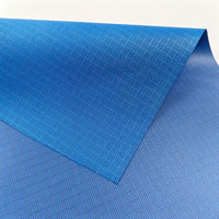Tissu polyester ripstop imperméable résistant à la déchirure 600D membrane PU bicolore laminé PU enduit pour sac extérieur tente