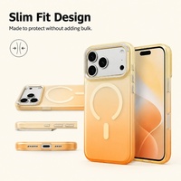 Coque de protection magnétique C0287 à design fin avec protection caméra pour iPhone 17 Air 16 15 14 13 12 11 18 Pro Max
