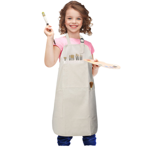 Tablier de Chef Sans Manches Personnalisé avec Logo, 100% Coton, Haute Qualité, Réutilisable et Lavable, pour Usage Quotidien, Restaurants, Cafés, Enfants - Product Image 1