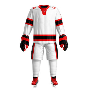 Maillot et short de hockey sur glace personnalisables à prix de gros, service OEM disponible, créez votre propre ensemble uniforme - Product Image 1
