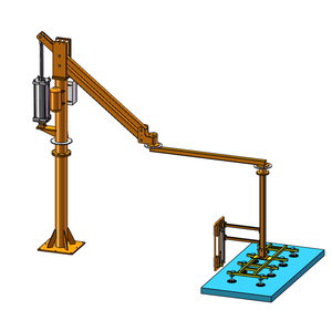 車のドアアセンブリ回転180度傾斜90度空気圧マニピュレータ工業用マニピュレータ - Product Image 6