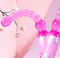 Offre Spéciale cristal flirtant bâton électrique arrière Court tirer perle Plug Anal saut oeuf Vibration bâton de Massage pour un usage adulte