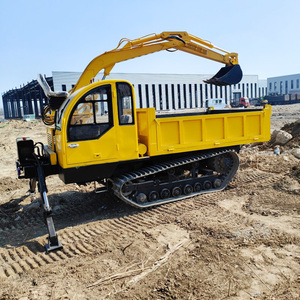 *factory Direct Sale <b>Tracked</b> Dump Truck with Excavator 8 Ton Telescopic Crawler Dumper Engine <b>Pump</b> Gearbox - Product Image 2