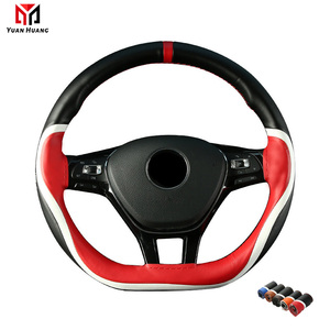 Housse de volant en cuir artificiel pour Mercedes Benz W220 W215 S430 S500 <span class=keywords><strong>CL500</strong></span> <span class=keywords><strong>2000</strong></span> 2001 2002 200 - Product Image 2