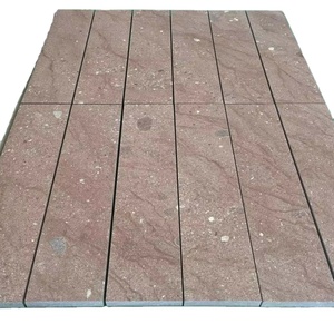 Nuova pavimentazione in <span class=keywords><strong>porfido</strong></span> rosso 12x24 pollici di fiammata e spazzolata per vialetti esterni - Product Image 1
