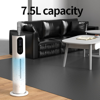 Sol Télécommande Intelligent Debout Humidificateur À Ultrasons Diffuseur D'huiles Essentielles Aromathérapie Veilleuse 7.5L Ménage