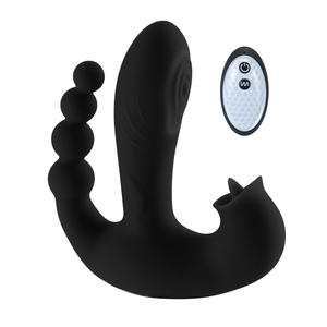 Golpeando <span class=keywords><strong>la</strong></span> <span class=keywords><strong>lengua</strong></span>, vibrador masturbador femenino pellizco <span class=keywords><strong>de</strong></span> tres puntos punto G clítoris patio trasero juguete sexual - Product Image 3