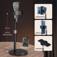 Nuovo Supporto da Tavolo Regolabile in Altezza per Tablet e Telefono, con Base Stabile Anti-Ribaltamento, per Creatori di Contenuti L15