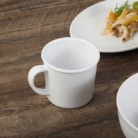 Mug en mélamine 100% écologique, incassable, réutilisable, avec logo personnalisé, fourni par l'usine, pour les fêtes, les restaurants, les cadeaux d'entreprise