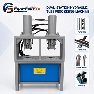 เครื่องเจาะท่อไฮดรอลิกอุตสาหกรรมพร้อมแม่พิมพ์เจาะร่องแบบกำหนดเอง - Product Image 1