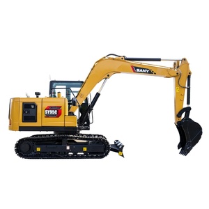 Excavatrice d'occasion SANY SY95C de 9 tonnes avec composants de moteur et de moteur d'origine Capacité du godet de 0,39 m³ Livraison mondiale - Product Image 1