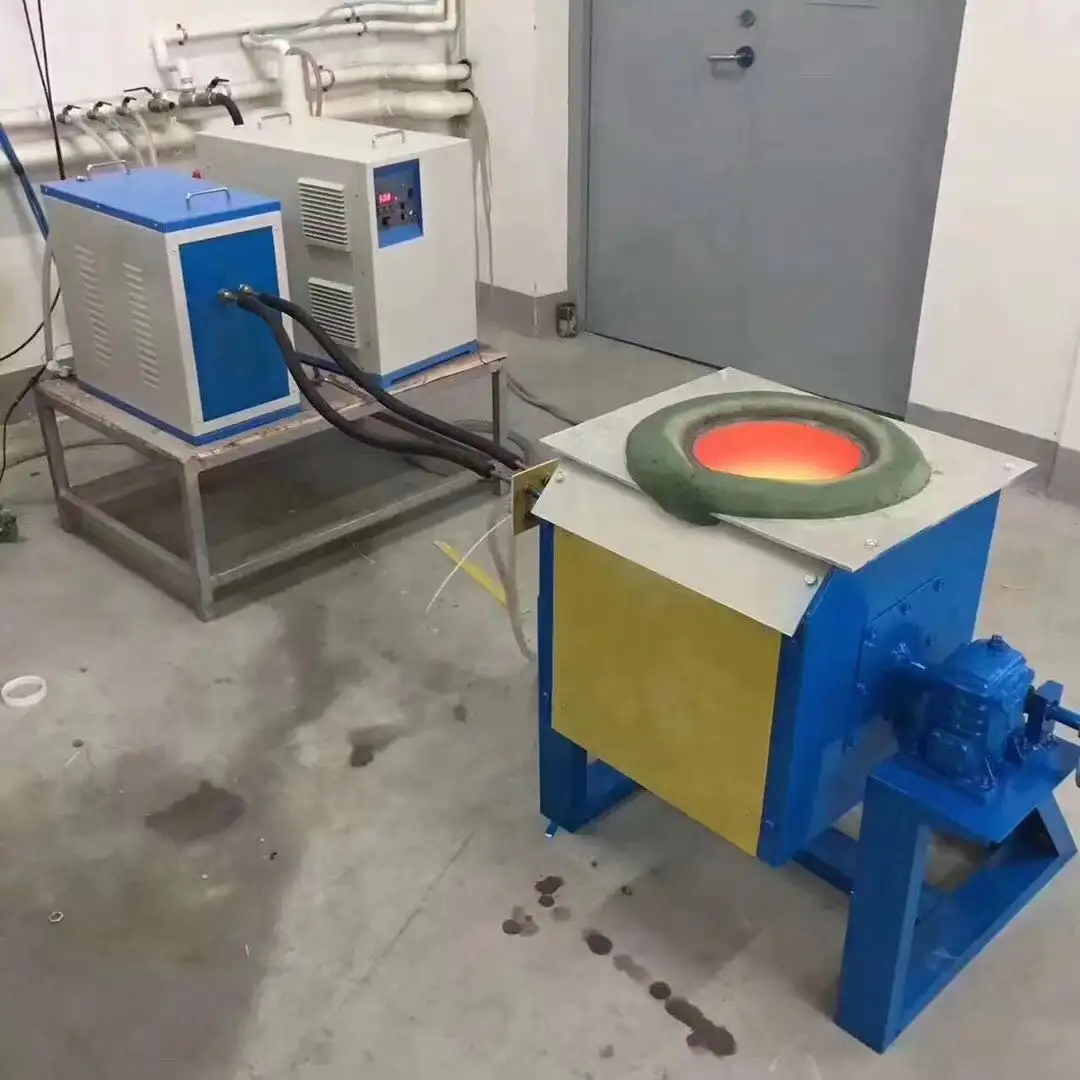 Промышленная индукционная печь Wangxin, 100 кг, электрическая индукционная печь