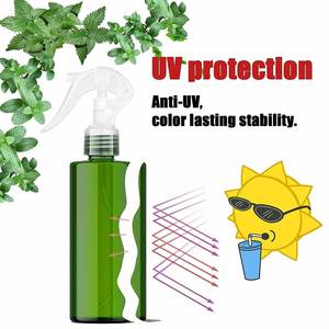 <b>200ml</b> 250ml 500ml Transparent PET Mist Fine <b>Bottle</b> with Black Pump Sprayer Screen Printed Beauty Packaging - Product Image 3