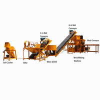 Machine automatique de fabrication de briques d'argile RPT5-10, presse hydraulique pour briques d'argile creuses et pleines emboîtables