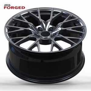 Jantes forgées en alliage d'aluminium pour voiture de tourisme, noir brillant, 20 pouces, 5x112 - Product Image 2