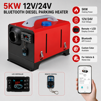 Chauffage de stationnement portable tout-en-un pour caravanes diesel 5 kW 12 V/24 V, chauffage et climatisation séparés pour Peugeot, camping-car, maison