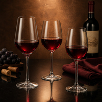 Verre à vin rouge moderne incliné, verrerie élégante à bord ultra-fin, gobelet à vin pour la restauration fine, bar, salon, célébrations