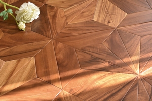 Parqué <span class=keywords><strong>Acacia</strong></span> Art, Suelo de Madera de Ingeniería Color Nogal Marrón Oscuro, Estilo Versalles Francés - Product Image 4