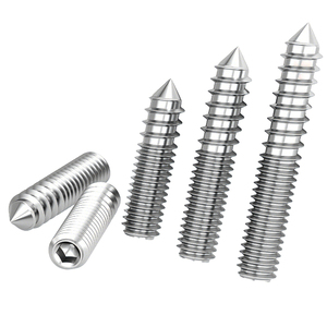 Tornillo de acero inoxidable 304 de doble rosca para colgar en madera, perforador metálico de rosca <span class=keywords><strong>sin</strong></span> <span class=keywords><strong>fin</strong></span> para ojales - Product Image 4