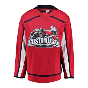 2024Team Custom Made Logo Sublimation Jersey Hockey Ice Pink Ice Hockey Jerseys
