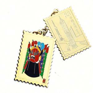 Porte-clés en métal avec logo d'hôtel, logo 3D 2D, porte-clés en métal en gros - Product Image 1