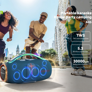 Hopestar A85 400W Powered Xách Tay Màu Xanh Răng Loa Bên Loa Với Micro Không Dây Loa & Phụ Kiện Boombox - Product Image 4