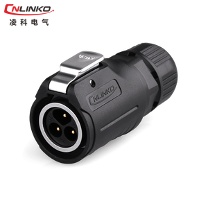 Cnlinko LP-16-2 pinos metal fiação IP68 parafuso circular impermeável aviação plug conectores - Product Image 6