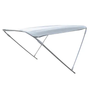 UV Protection 2 Arm Bimini Top 2 Bow For Boat