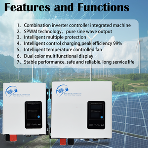 Inverter Hybrid Tenaga Surya MYAMi 3300W 50/60Hz Frekuensi Inverter Jaringan Satu Fasa 60A MPPT Pengontrol Pengisian Daya Baterai Harga Bagus AC - Product Image 3