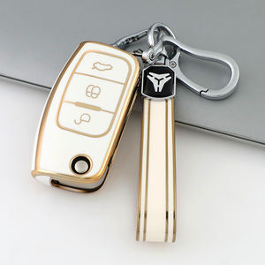 Étui de protection pour clé de voiture en TPU souple de qualité supérieure pour <span class=keywords><strong>Ford</strong></span> Fox Dionysia EcoSport, porte-clés pliable, porte-clés, sac, accessoires directs d'usine - Product Image 3