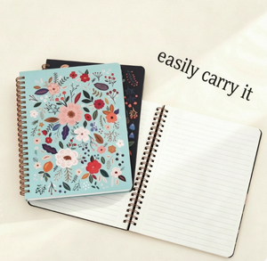 Cuaderno Espiral con Cubierta Floral Vintage Creativa, <span class=keywords><strong>Agenda</strong></span> para Escritura y Registro Diario, Múltiples Selecciones, Venta al Por Mayor - Product Image 3