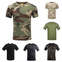 Hot Sale Heren Outdoor Tactische Shirts Korte Mouw Waterdicht Grijs T-Shirt Met Aangepaste Logo Geweven Stof Voor De Jacht Wandelen