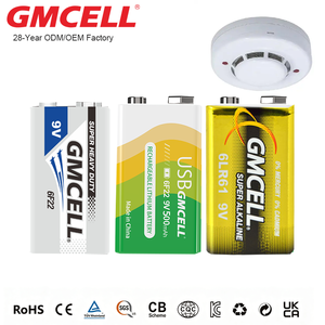 Paquete de 10 Baterías de Zinc-Carbón 6F22 9V al por Mayor para Equipos de Seguridad, Detector de Humo - Product Image 3