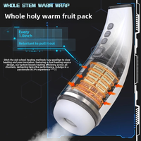 Copa Masturbadora Masculina Suave con 10 Modos de Succión, 10 Modos de Vibración y Pantalla LCD - Juguete Sexual Masculino Copa Vibratoria Tipo Avión