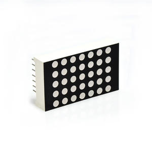 सुपर लाल 3 मिमी 5x7 डॉट मैट्रिक्स डिस्प्ले (22.8x39.1 मिमी) Houkem-12057-A/bsr cc ca - Product Image 4